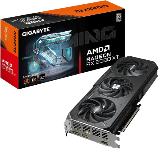Carte graphique AMD Radeon RX 9060 XT 16 Go de la config PC gamer à 1 000 €
