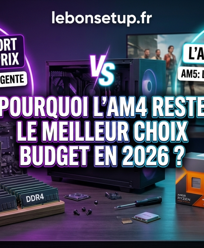 Sélection des meilleurs boîtiers PC gamer budget 2026